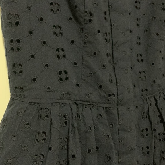 J. Crew navy sleeveless eyelet dress - Picture 5 of 14